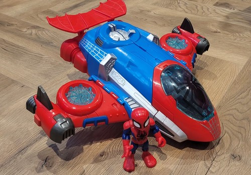 Playskool spiderman jet - spiderman,